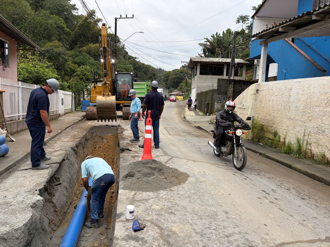 Previsão é concluir os trabalhos até o fim de outubro (Foto: Samae, Divulgação)