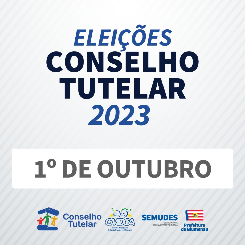 Eleições para Conselheiros Tutelares acontece neste domingo, dia 1º de outubro
