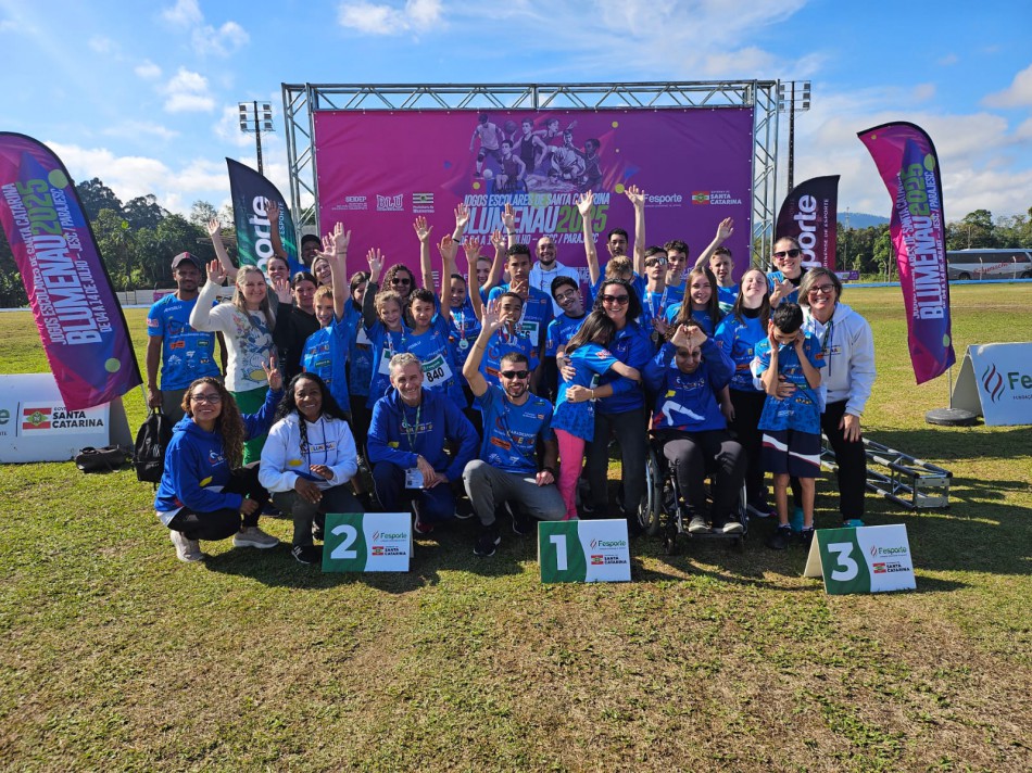Atletas de Blumenau conquistam mais de 80 medalhas no Parajesc 2025