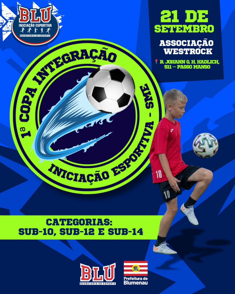 Torneio de futebol entre polos do Programa de Iniciação Esportiva começa neste domingo, dia 21